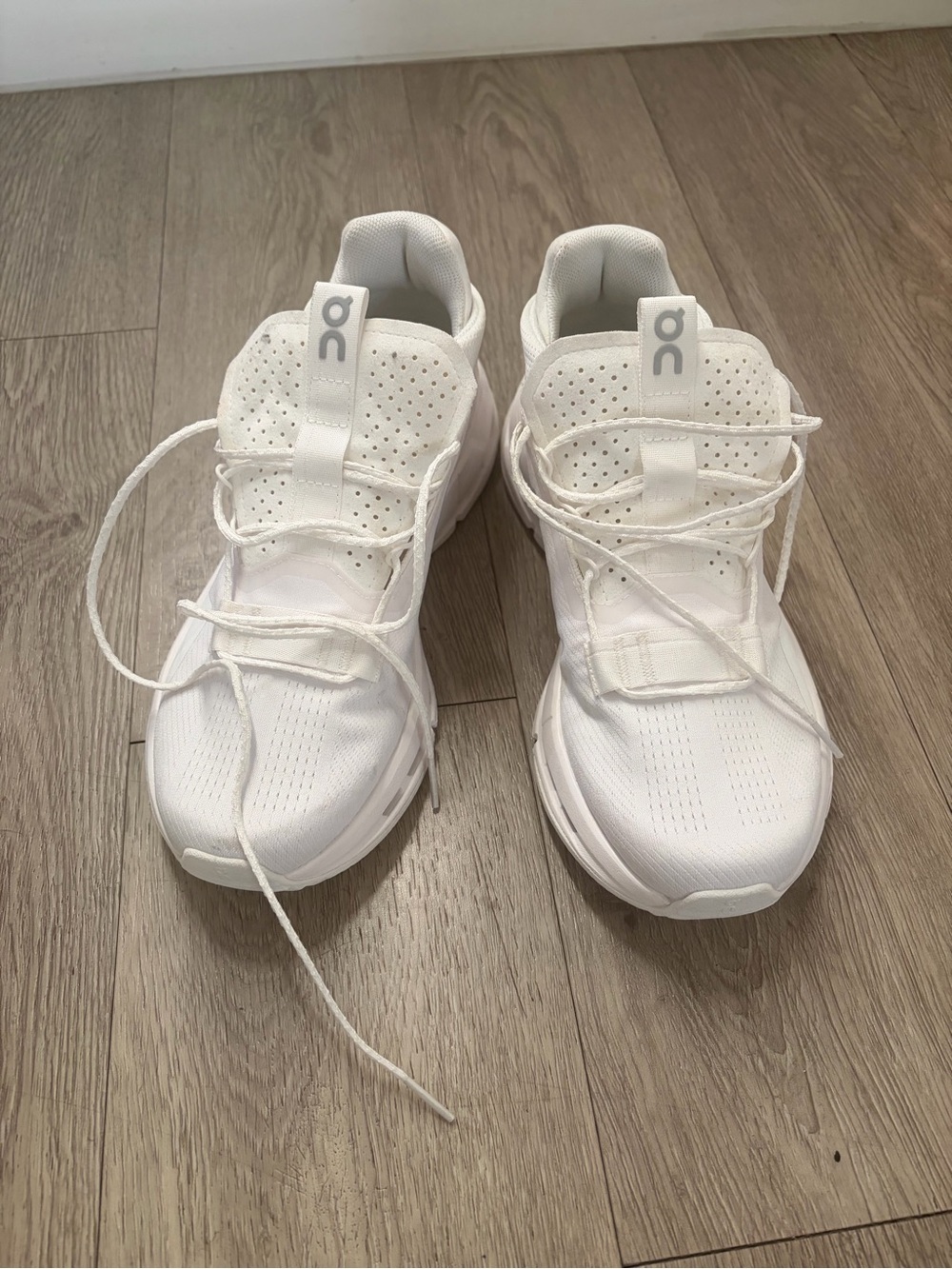 On Running Kids All-White Lightweight Sneakers